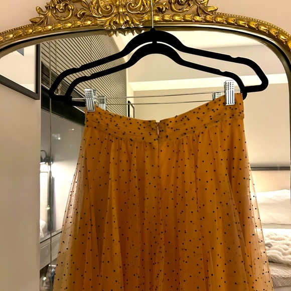 Sezane Masha Tulle Skirt Rose Beige Size US 6 / FR 38 - Picture 6 of 10